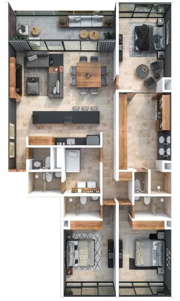 Departamento en venta en Santa Gertrudis Copo, Mérida — foto 2 de 33