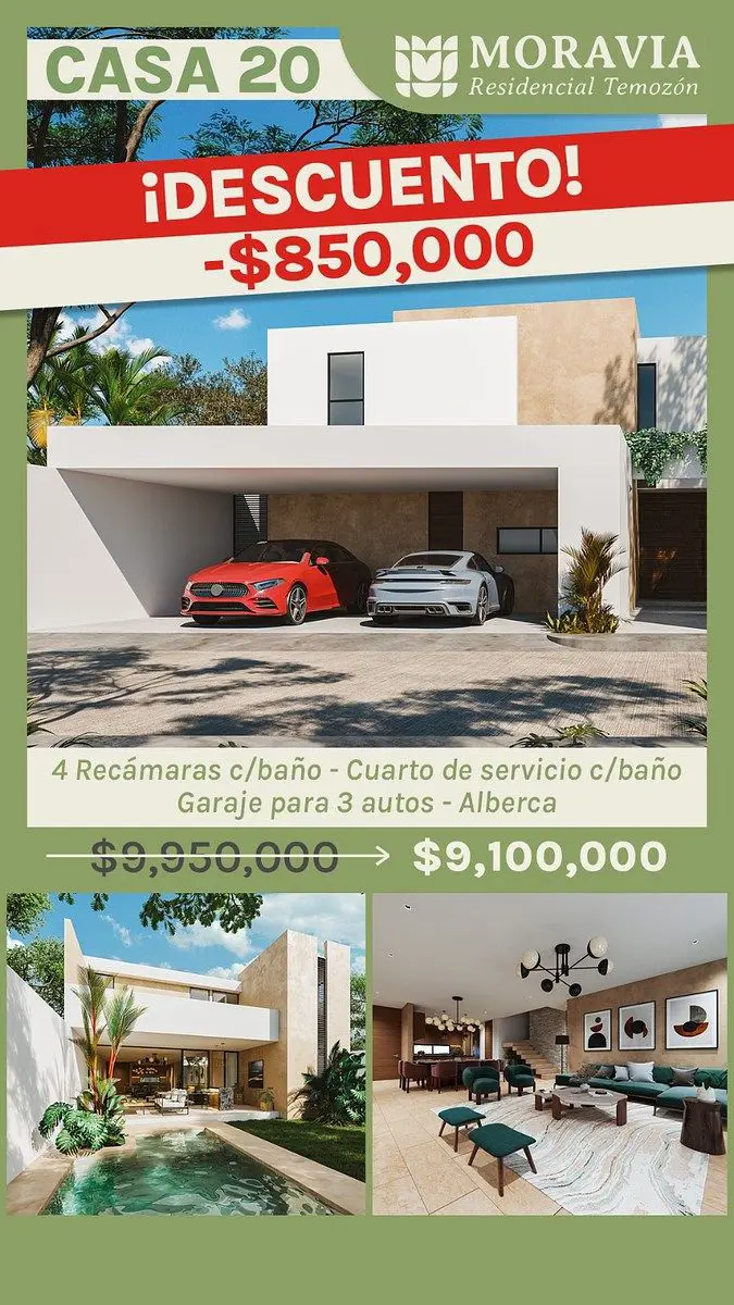 Casa en venta en Temozon Norte, Mérida — foto 1 de 28