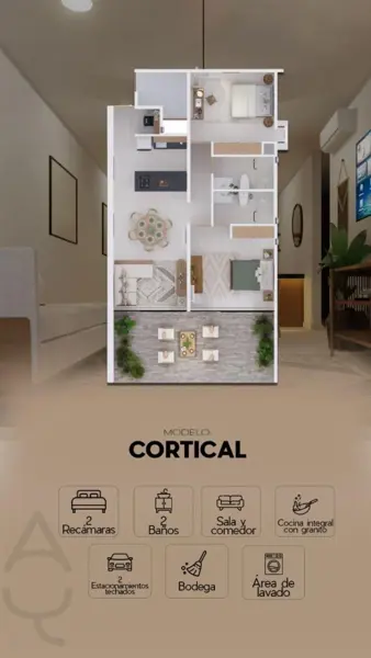 Departamento en venta en Temozon Norte, Mérida — foto 2 de 14