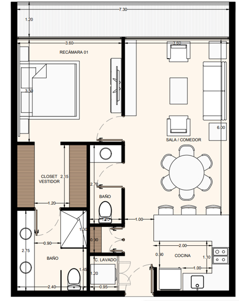 Departamento en venta en Santa Gertrudis Copo, Mérida — foto 3 de 26