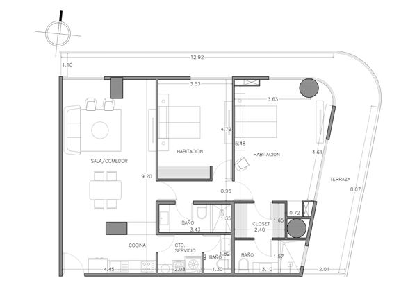 Departamento en venta en Dzitya, Mérida — foto 2 de 12