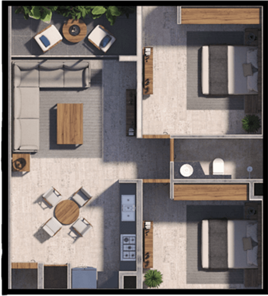 Departamento en venta en Mexico Norte, Mérida — foto 2 de 21