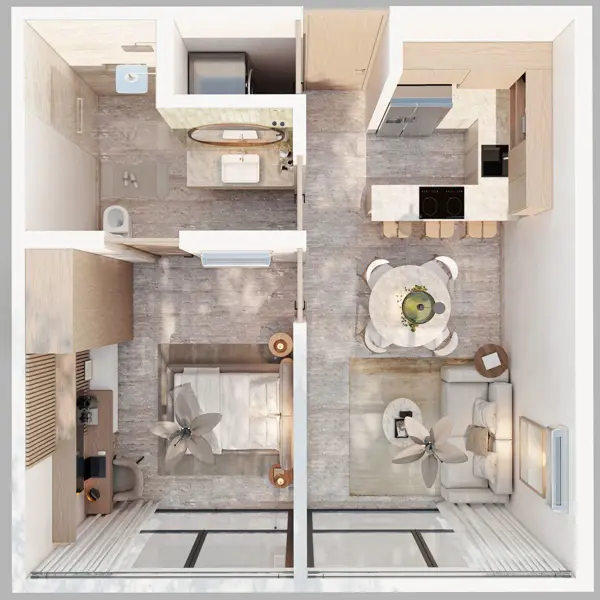Departamento en venta en Dzitya, Mérida — foto 2 de 10