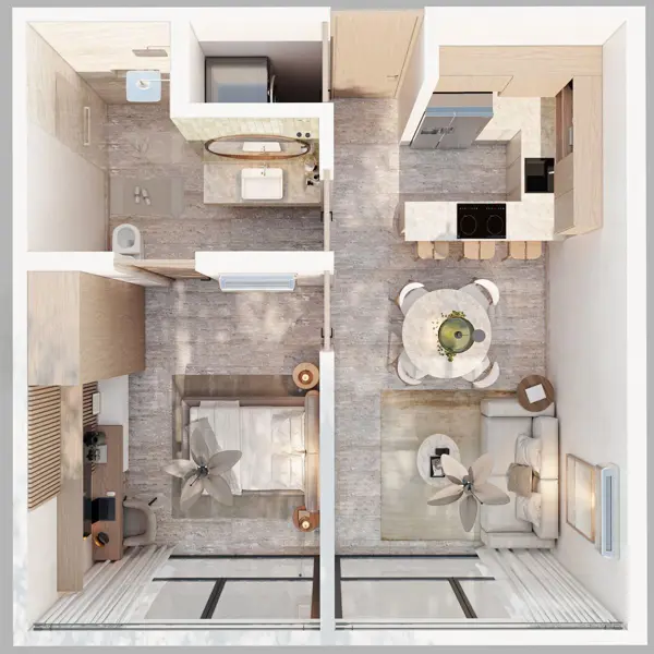Departamento en venta en Dzitya, Mérida — foto 2 de 10