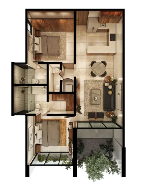 Departamento en venta en Dzitya, Mérida — foto 2 de 20