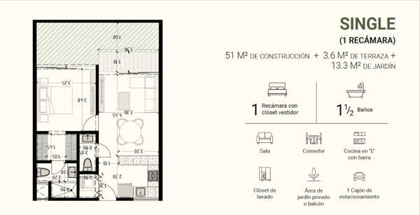 Departamento en venta en Temozon Norte, Mérida — foto 3 de 37