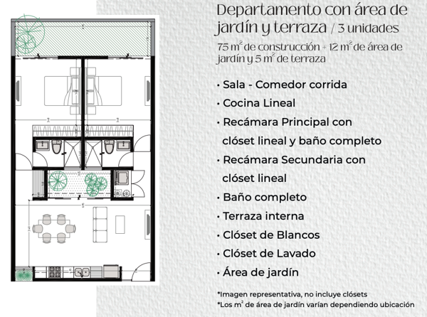 Departamento en venta en Temozon Norte, Mérida — foto 3 de 18
