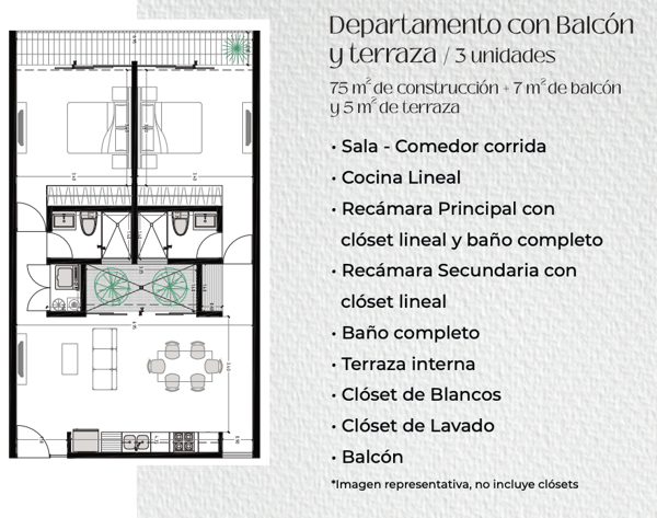 Departamento en venta en Temozon Norte, Mérida — foto 2 de 18