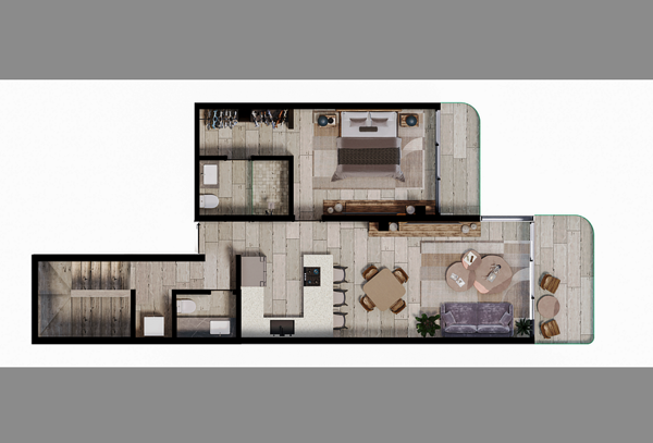 Departamento en venta en Campestre, Mérida — foto 2 de 17