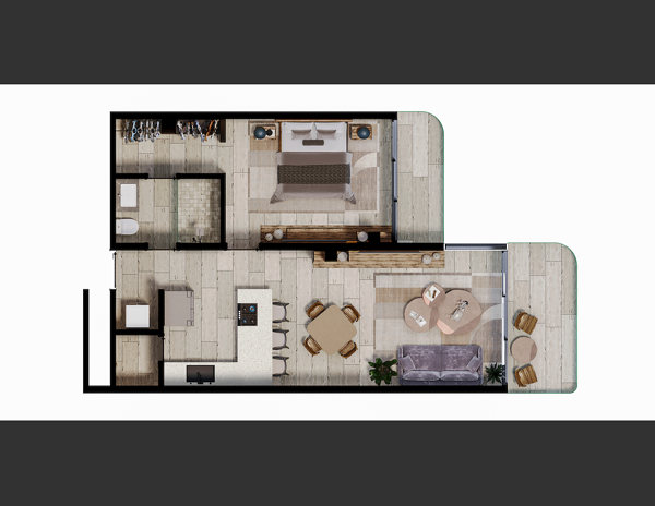 Departamento en venta en Campestre, Mérida — foto 2 de 14