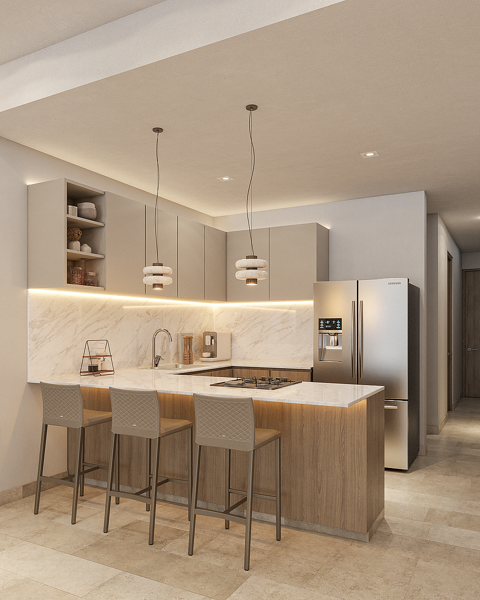 Departamento en venta en Campestre, Mérida — foto 3 de 14