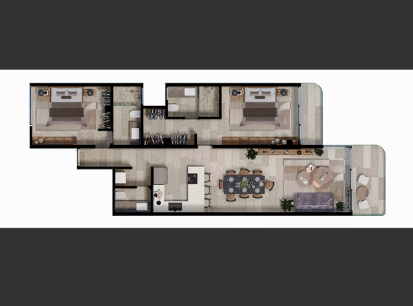 Departamento en venta en Campestre, Mérida — foto 2 de 14
