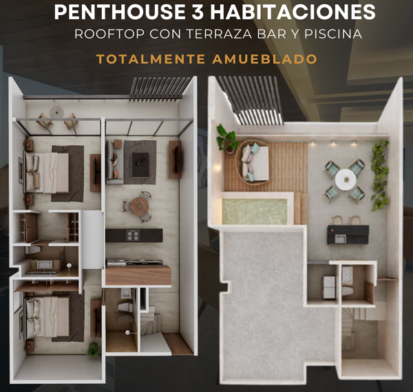 Departamento en renta en Temozon Norte, Mérida — foto 2 de 22