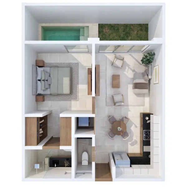 Departamento en venta en Temozon Norte, Mérida — foto 3 de 15