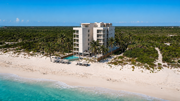 Departamento(Sunrise Nova Tower) en Venta en Kinaru Beach Front, Sisal, Yucatán
