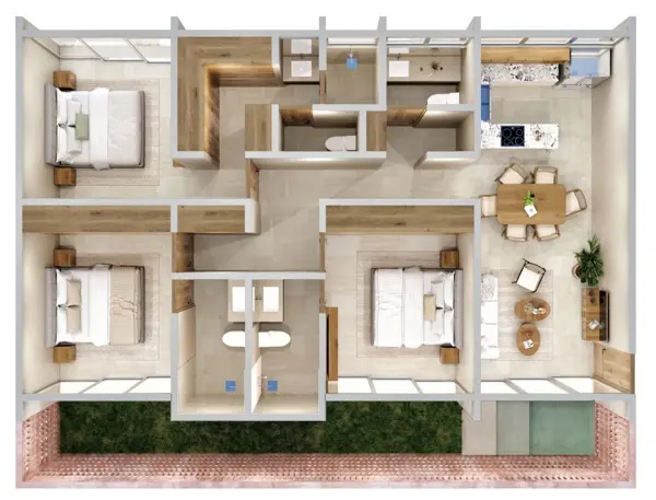 Departamento en venta en Temozon Norte, Mérida — foto 2 de 26