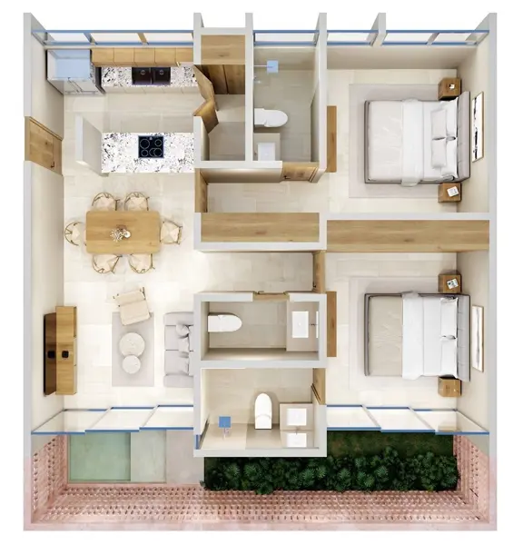 Departamento en venta en Temozon Norte, Mérida — foto 3 de 35