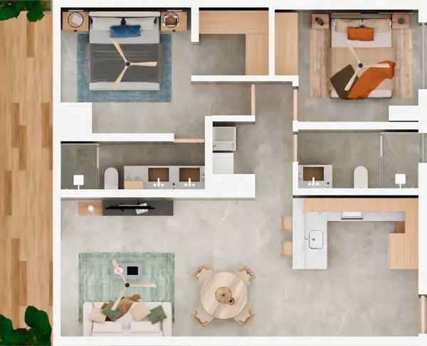 Departamento en venta en Temozon Norte, Mérida — foto 2 de 21