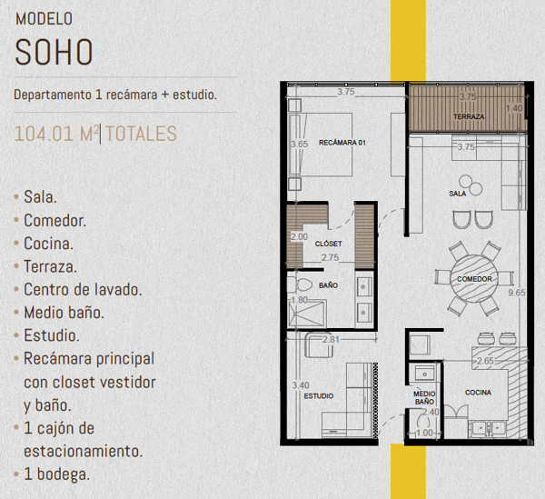 Departamento en venta en Santa Rita Cholul, Mérida — foto 2 de 32