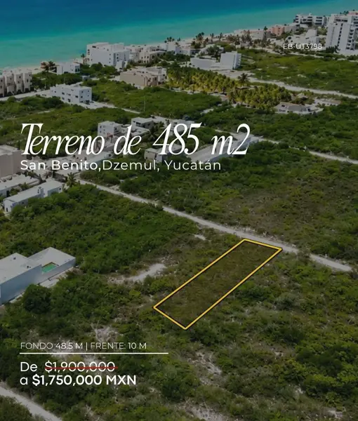 Terreno de 485 m2 en Venta en San Benito