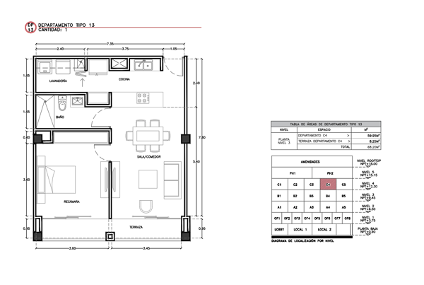 Departamento en venta en Mexico, Mérida — foto 3 de 17