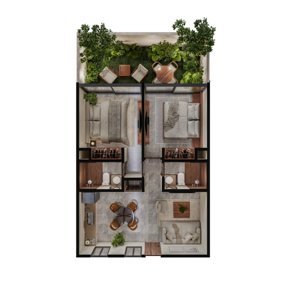 Departamento en venta en Temozon Norte, Mérida — foto 2 de 19