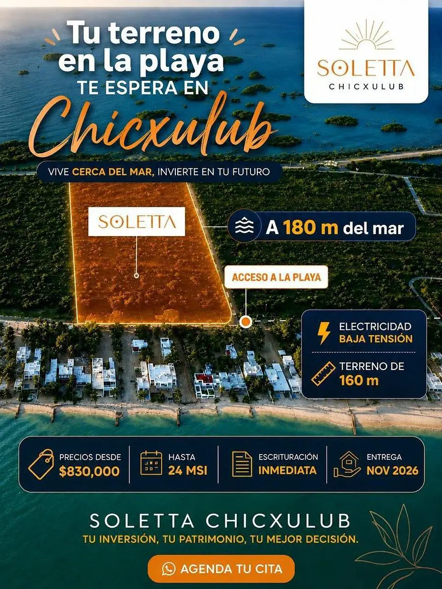 Terreno en venta en Chicxulub Puerto, Progreso — foto 1 de 18