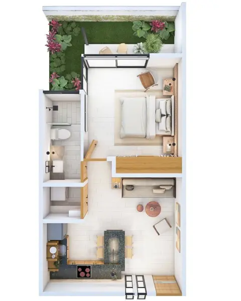 Departamento en venta en Dzitya, Mérida — foto 2 de 19