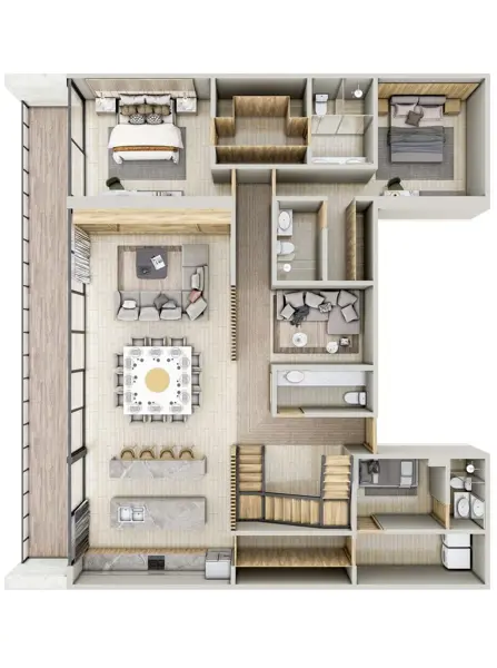 Departamento en venta en Chablekal, Mérida — foto 3 de 22