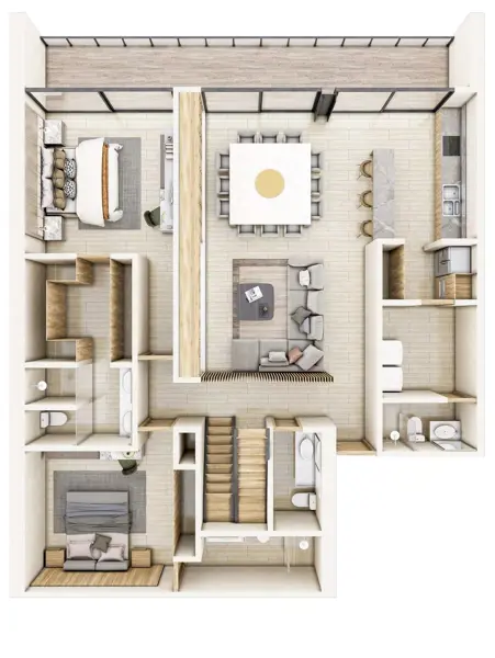 Departamento en venta en Chablekal, Mérida — foto 3 de 20