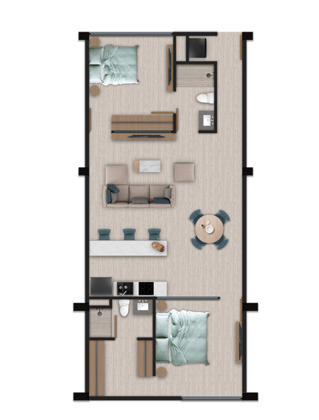 Departamento en venta en San Ramon Norte, Mérida — foto 2 de 43