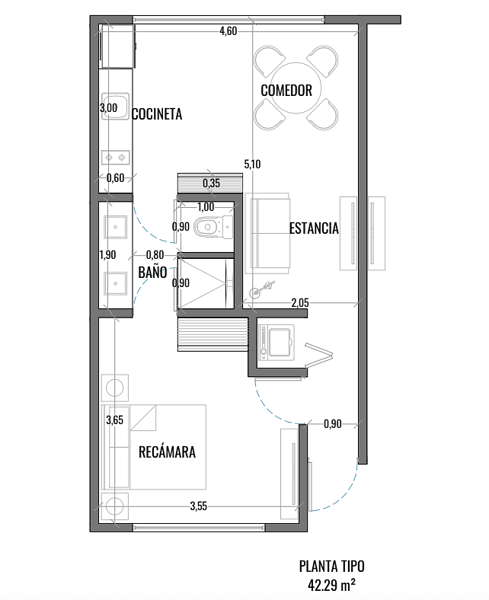 Departamento en venta en Temozon Norte, Mérida — foto 2 de 13