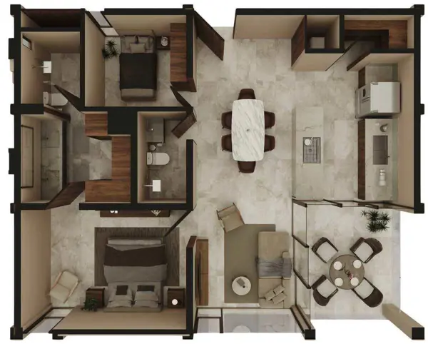 Departamento en venta en Montes de Ame, Mérida — foto 2 de 15