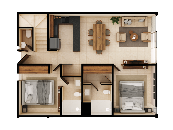 Departamento en venta en Dzitya, Mérida — foto 2 de 22