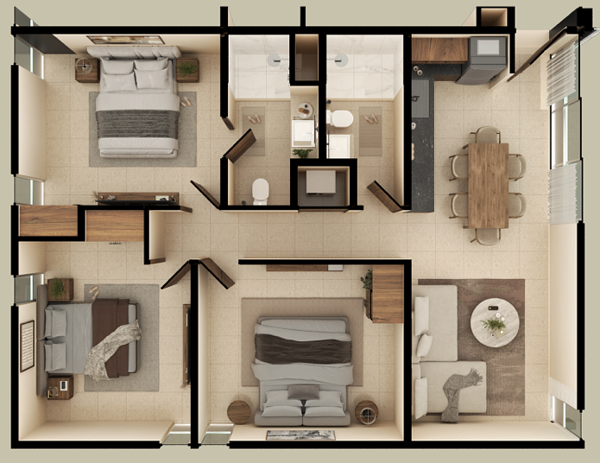 Departamento en venta en Dzitya, Mérida — foto 2 de 18