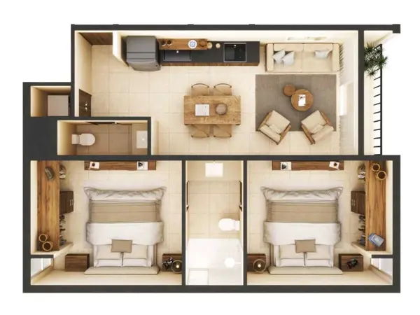 Departamento en venta en Dzitya, Mérida — foto 2 de 16