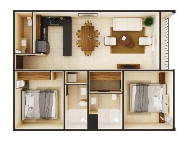 Departamento en venta en Dzitya, Mérida — foto 2 de 17