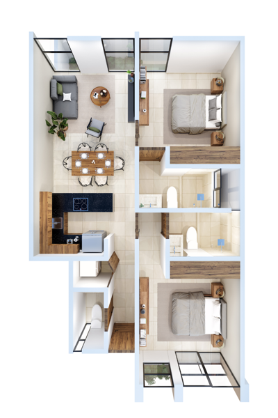 Departamento en venta en Santa Gertrudis Copo, Mérida — foto 2 de 17