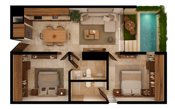 Departamento en venta en Conkal, Conkal — foto 2 de 20