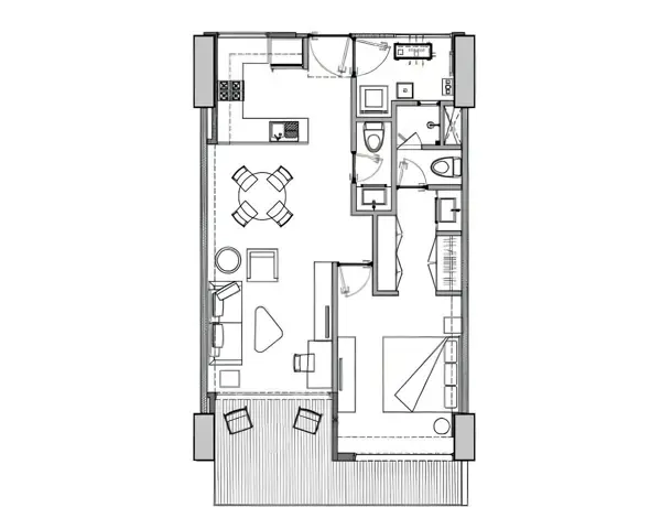 Departamento en renta en Vía Montejo, Mérida — foto 2 de 34