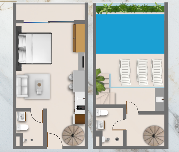 Departamento en venta en Playa del Carmen Centro, Playa del Carmen — foto 2 de 10