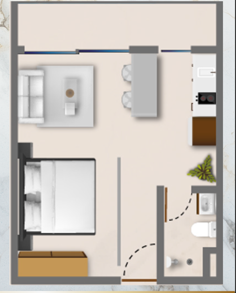 Departamento en venta en Playa del Carmen Centro, Playa del Carmen — foto 2 de 10
