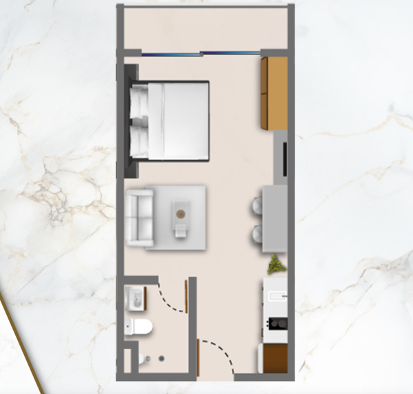 Departamento en venta en Playa del Carmen Centro, Playa del Carmen — foto 2 de 10