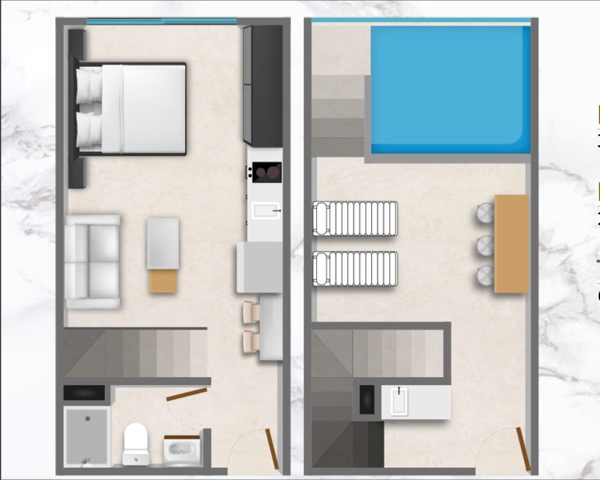 Departamento en venta en Playa del Carmen Centro, Playa del Carmen — foto 2 de 10