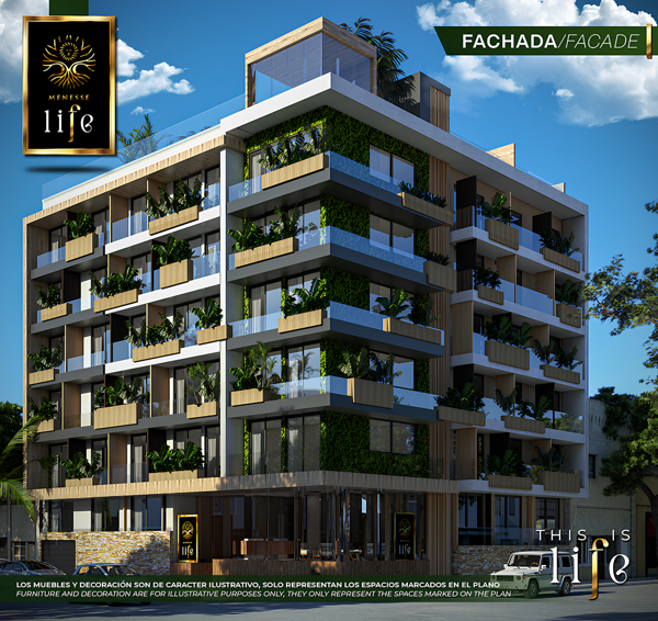 Departamento (Mod. 1 Recámara) en Venta en "Menesse Life", Playa del Carmen