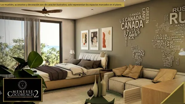 Departamento en venta en Playa del Carmen Centro, Playa del Carmen — foto 3 de 9