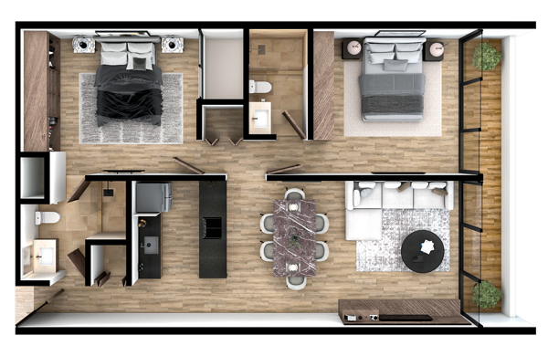Departamento en venta en San Ramon Norte, Mérida — foto 2 de 35