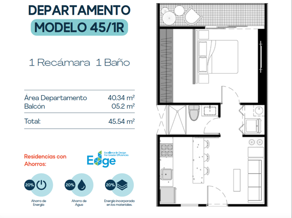 Departamento en venta en Real Montejo, Mérida — foto 2 de 8