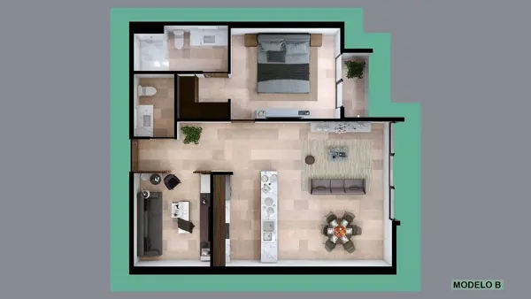 Departamento en venta en Monte Alban, Mérida — foto 2 de 32