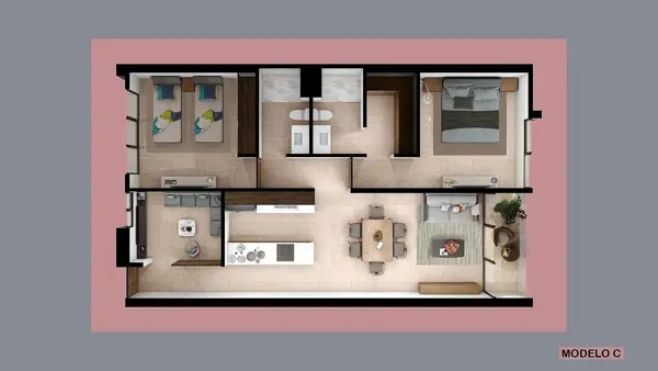 Departamento en venta en Monte Alban, Mérida — foto 2 de 32